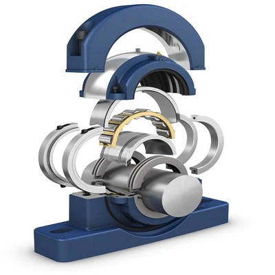 Tükeldatud silindriline rull-laager